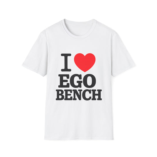 I Love Ego Bench Tee